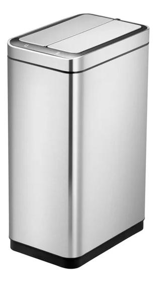 Lixeira Automática 50 Litros Inox Com Sensor Ecofly