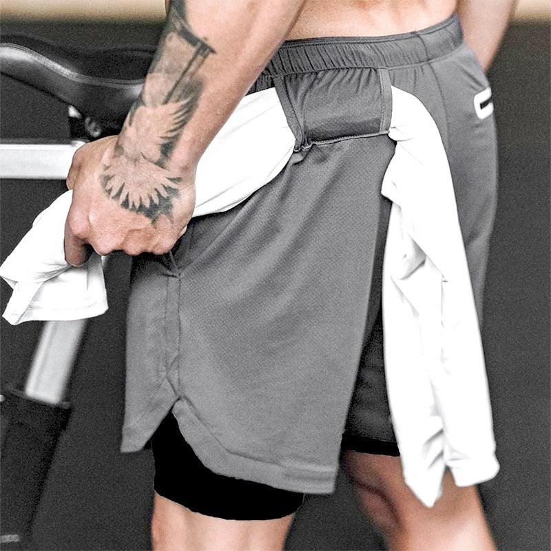 Shorts Masculino 2 em 1- Compre 1 Leve 2