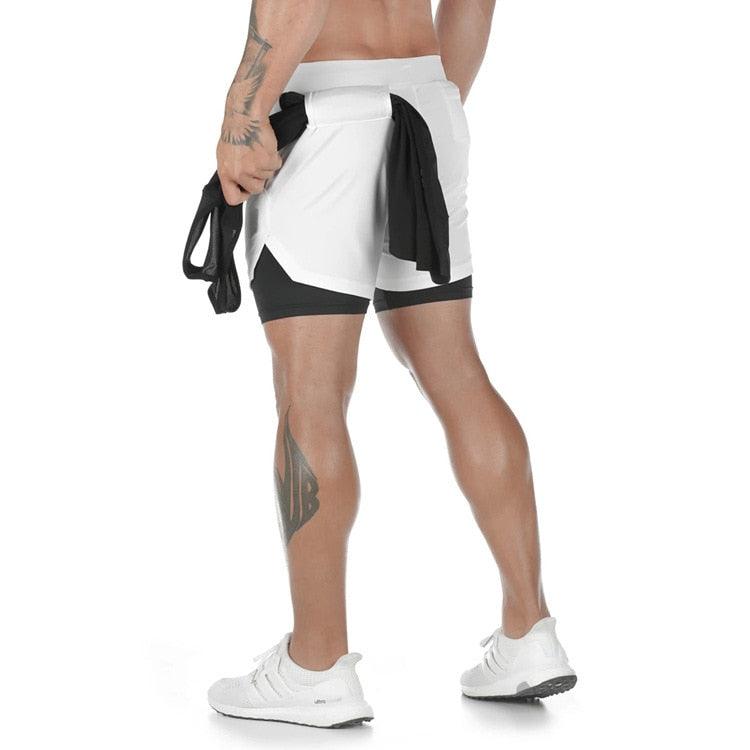 Shorts Masculino 2 em 1- Compre 1 Leve 2