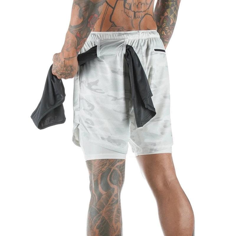 Shorts Masculino 2 em 1- Compre 1 Leve 2