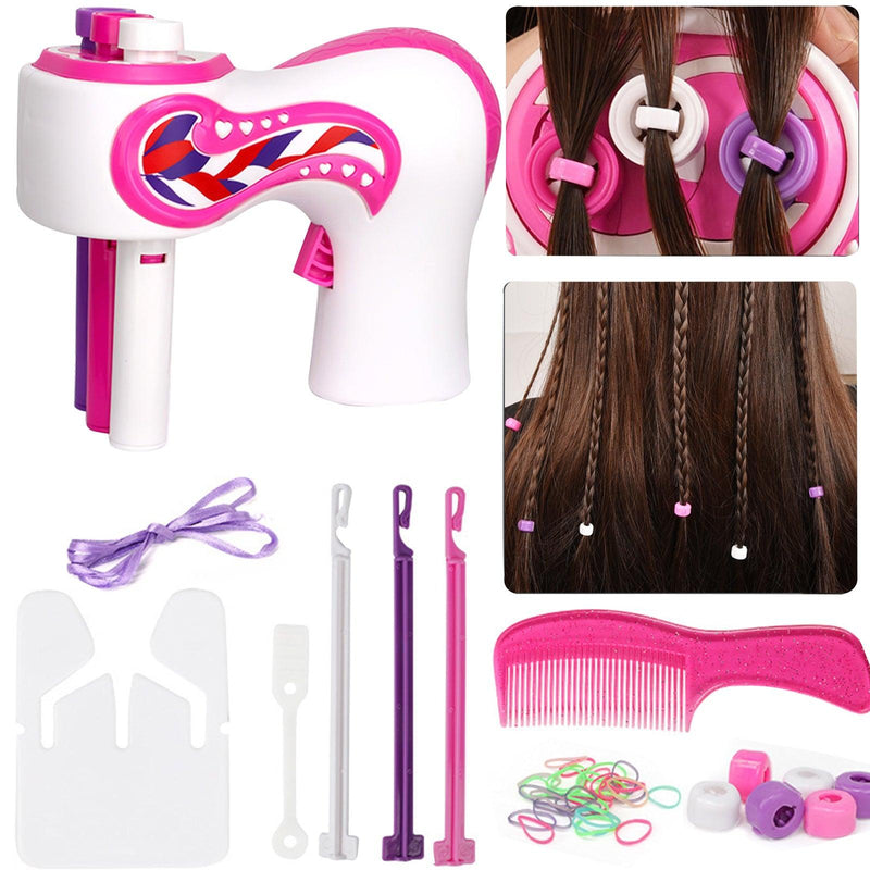 Máquina Automática de Tranças de Cabelo Bracelet - Kit Completo