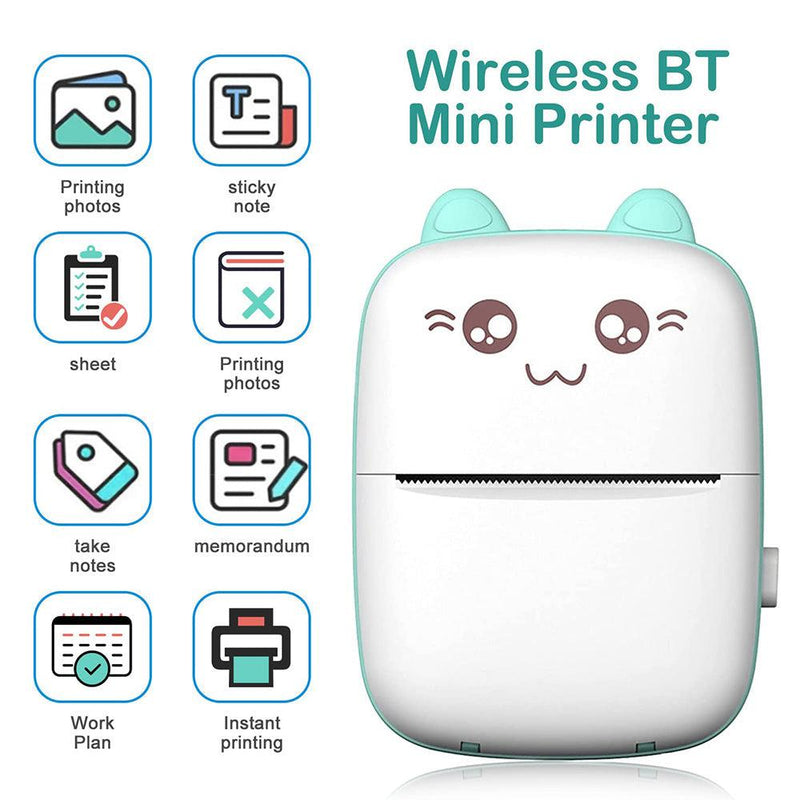 Mini Impressora Térmica Portátil Bluetooth