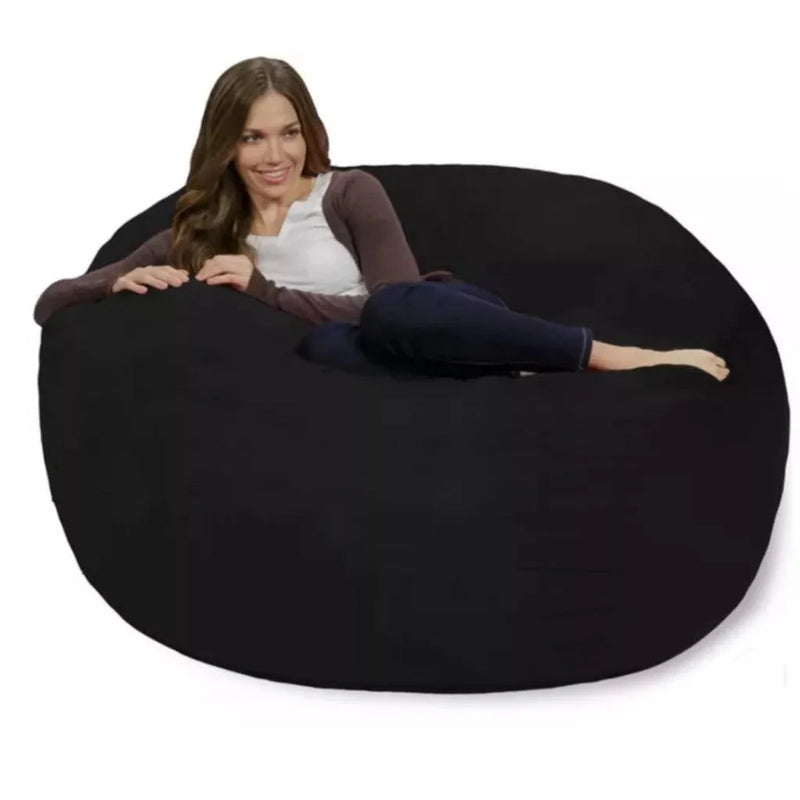 Puff Gigante Suede 140x50 Sem Enchimento Ultra Conforto