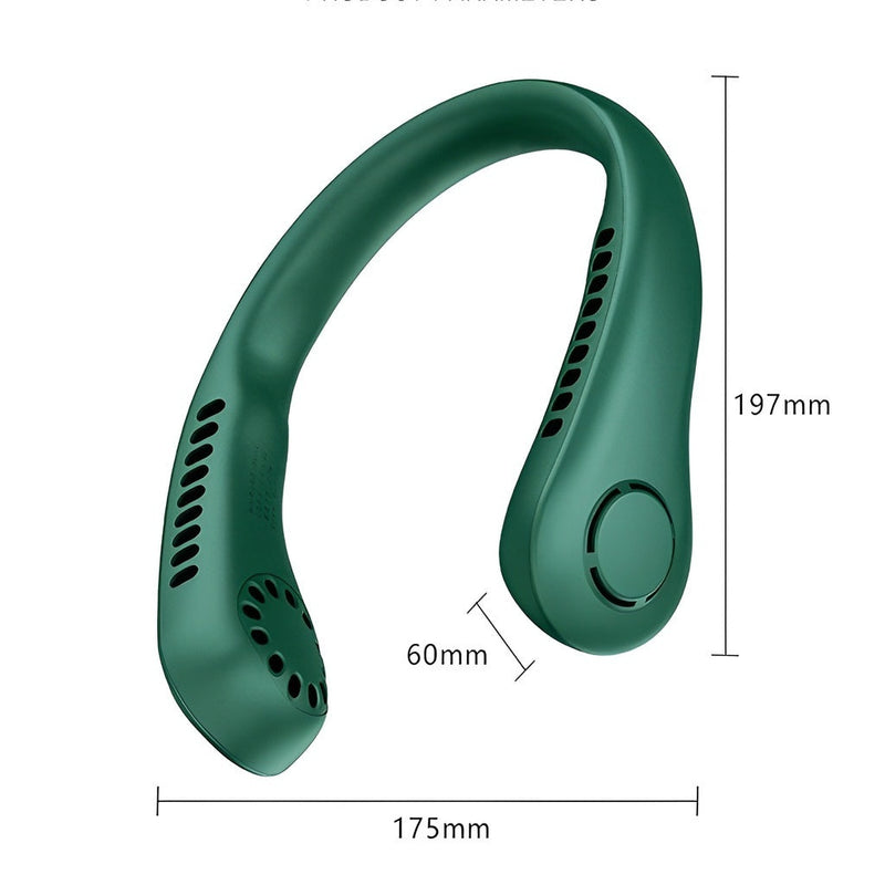 Ventilador de Pescoço Portátil Recarregável USB